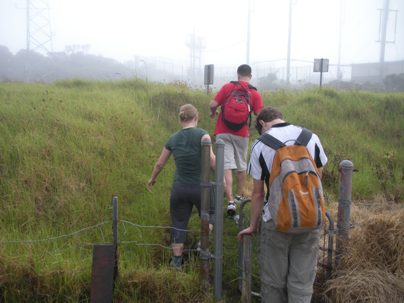 Arrival at Ka'ala summit