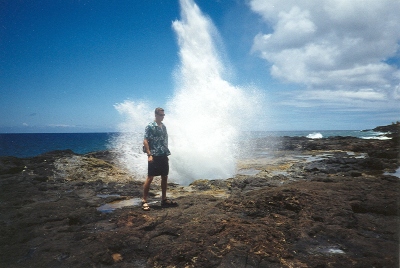 Tidal blow hole