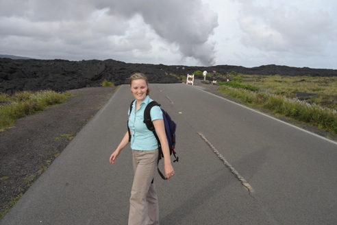 Big Island lava flow