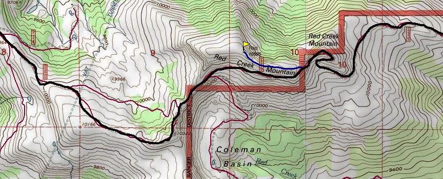 Red Creek Map