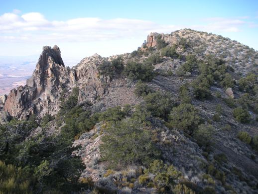 Near summit of Ellsworth