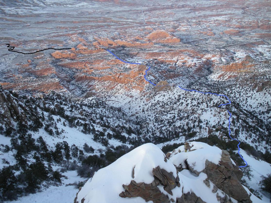 Mount Holmes north ridge route