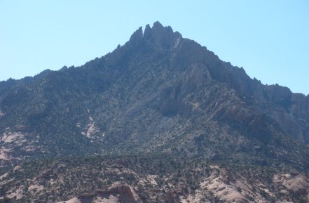 Mount Holmes from highway