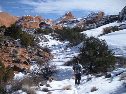 Walking the Mount Holmes road