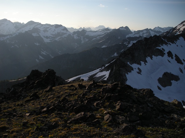 Sunset near Mount Maude