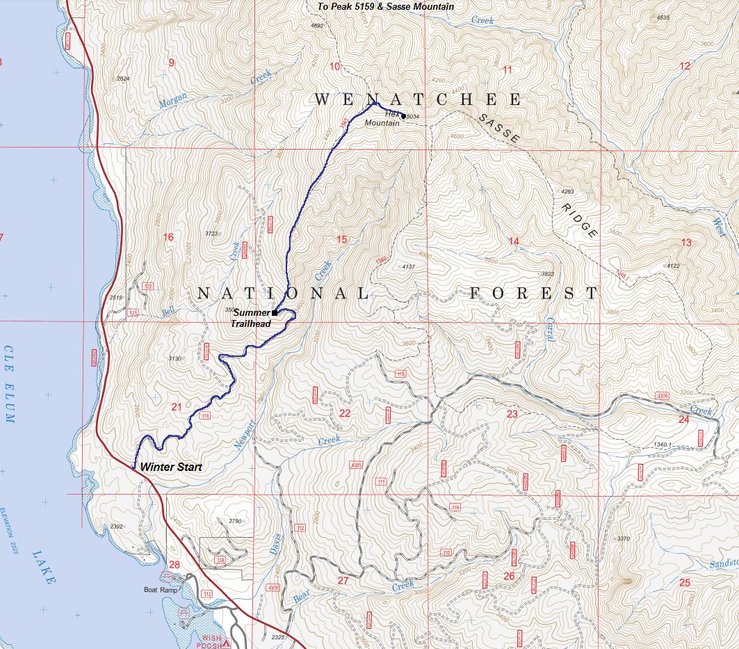 hex mountain map