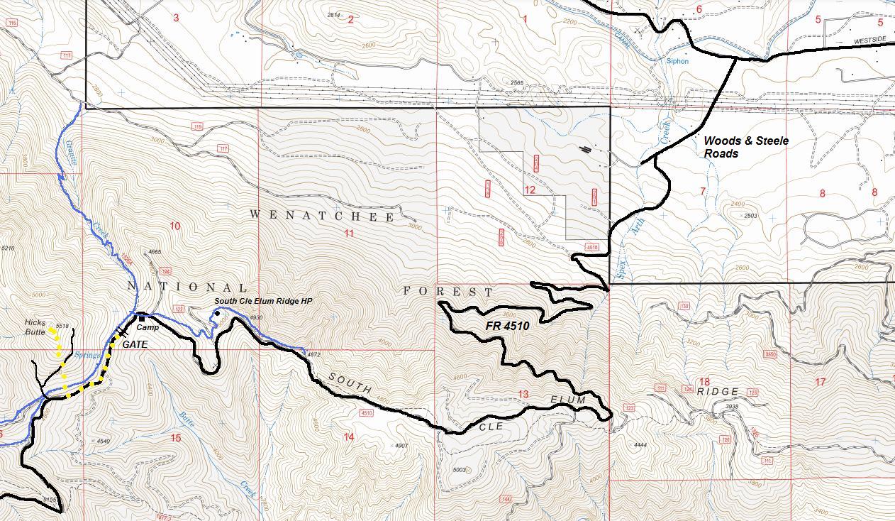 hicks butte map