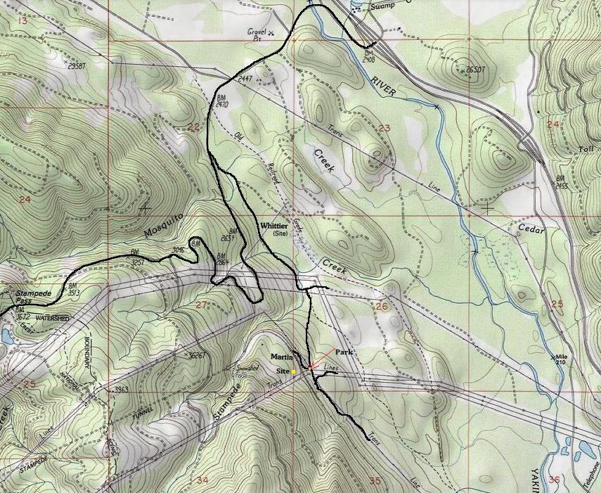 martin lookout map