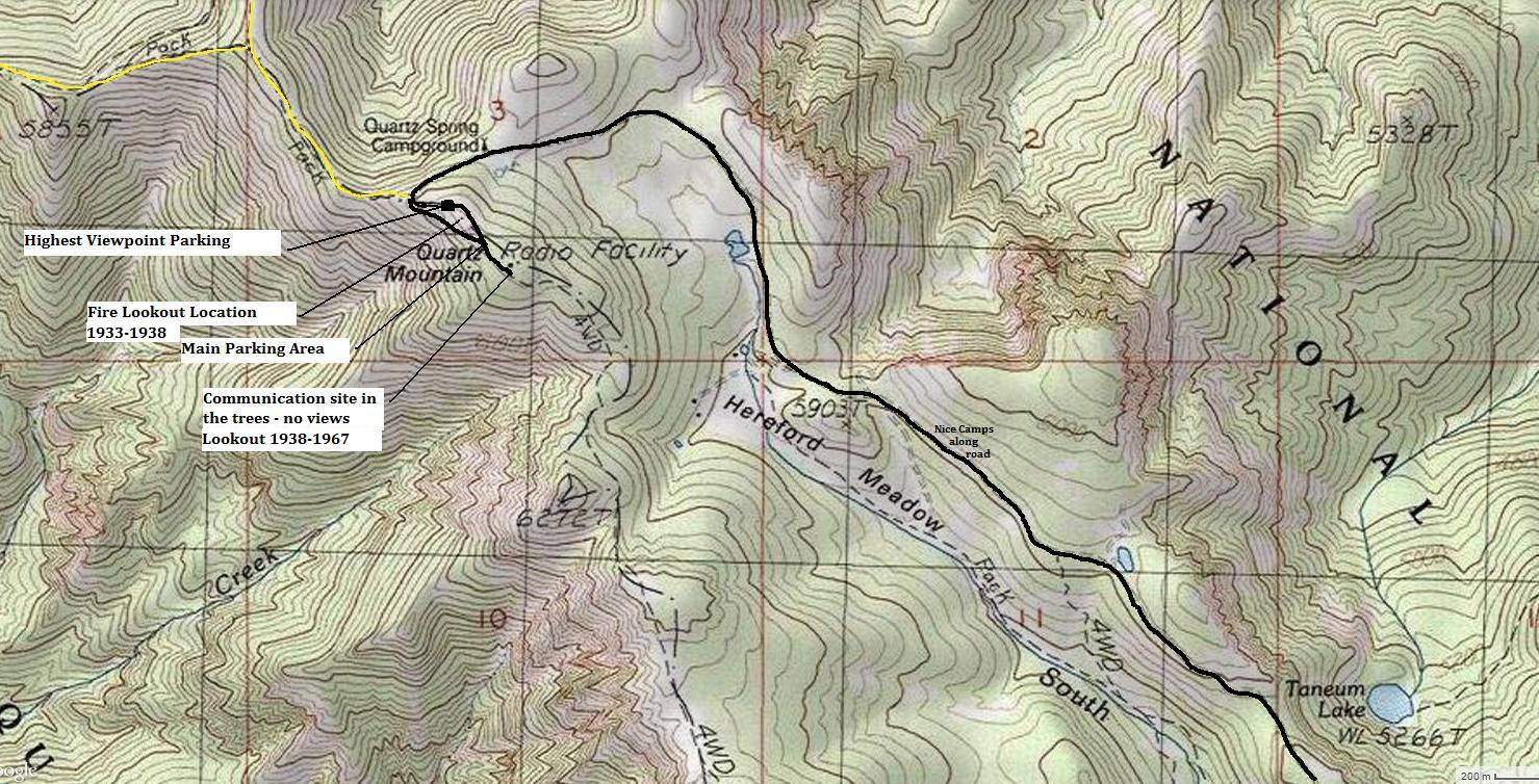quartz mountain map