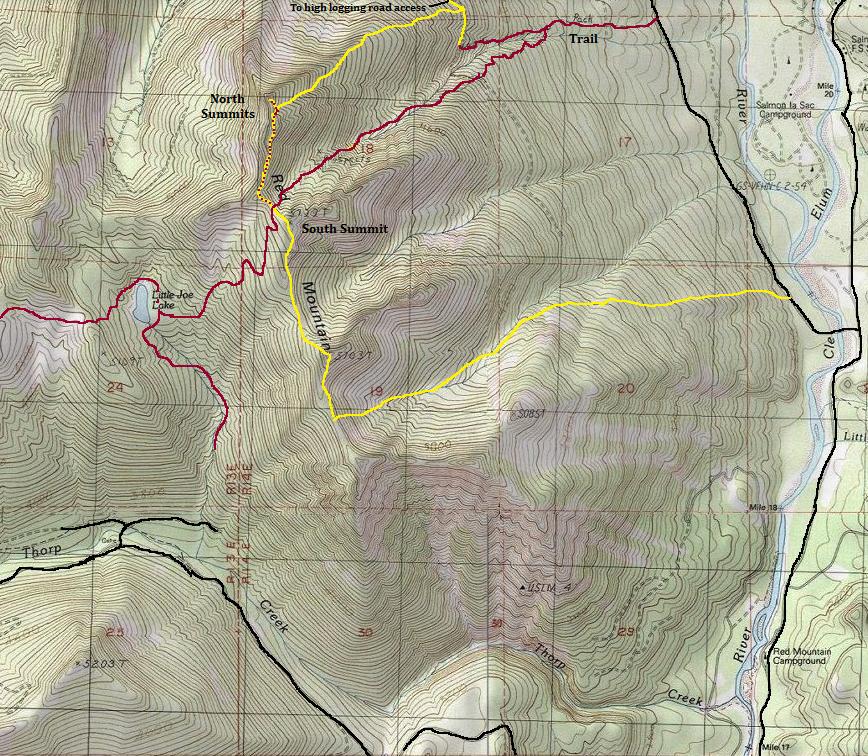 red mountain trail map