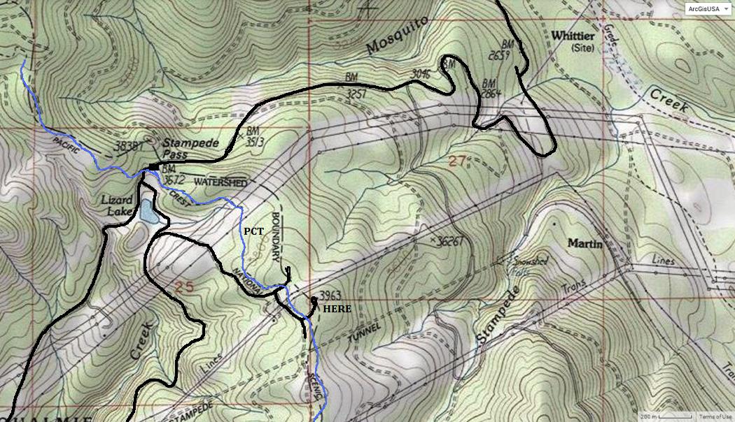 stampede pass map