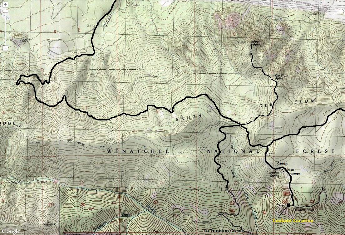 taneum point map