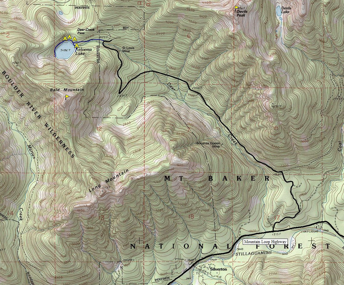 kelcema lake map