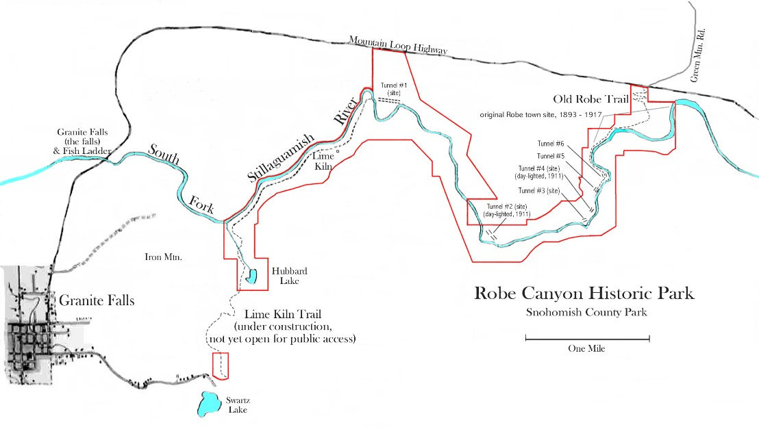 Robe Canyon Park Map