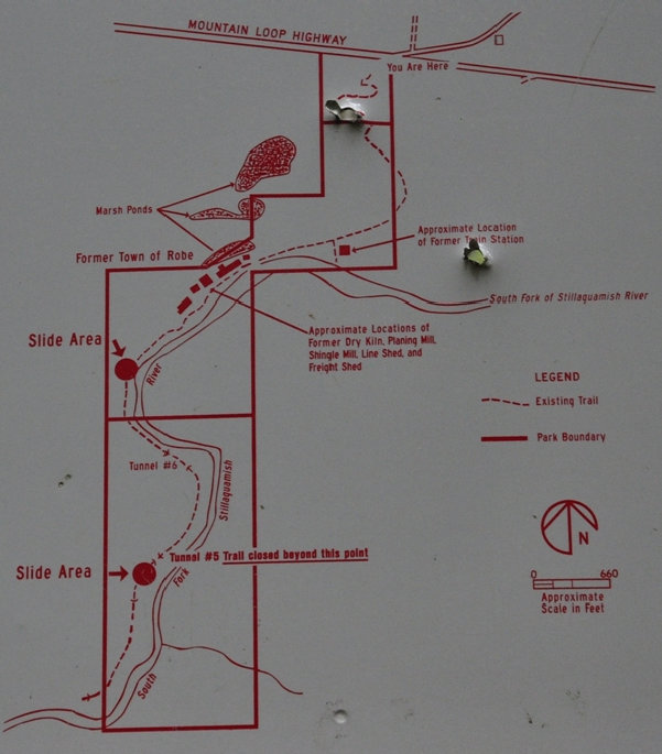 Map of Robe Canyon