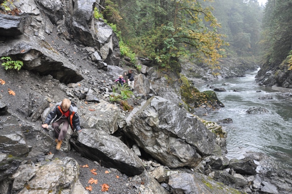 Robe Canyon slide