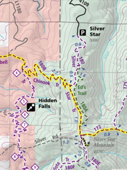 silver star trail map