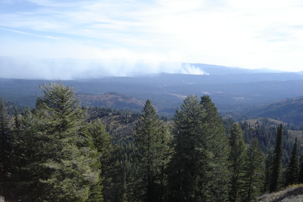 Fire from Hawley Lookout