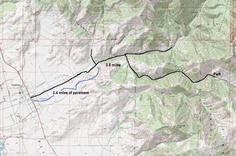 meade peak map