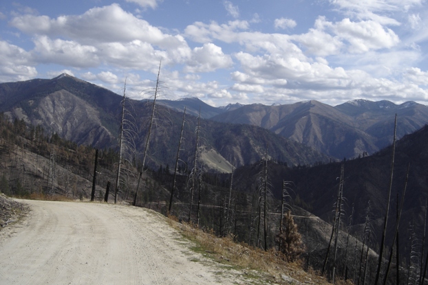 Road near Warren Summit