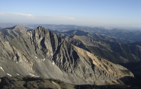 Southeast from Hyndman Peak