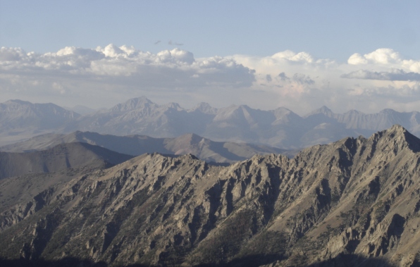 Borah Peak from the pass 