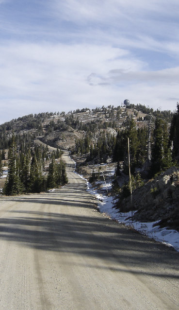 Snowbank Mountain road