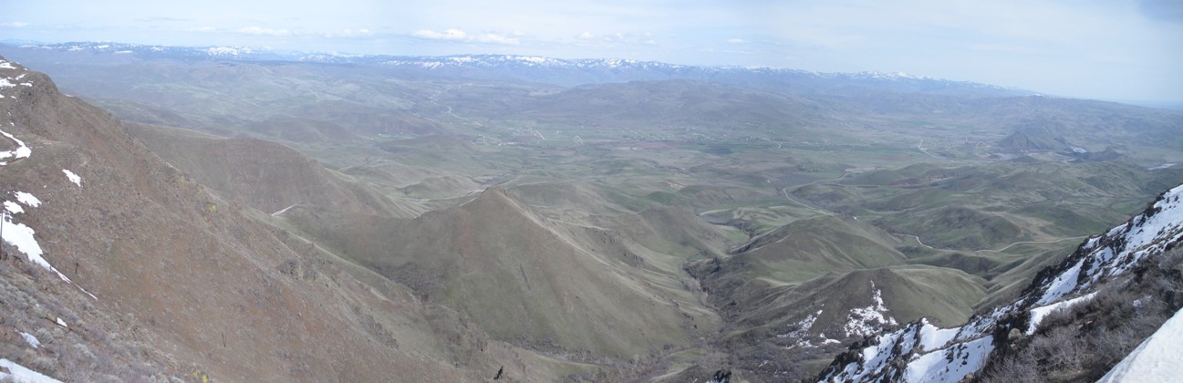 View east over Sweet Idaho