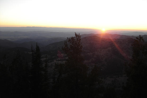Trinity Mountain sunset