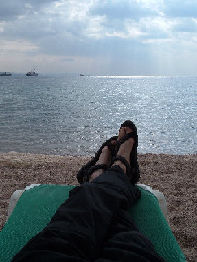 beach in Eilat, the Red Sea