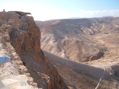 Roman ramp up to Masada