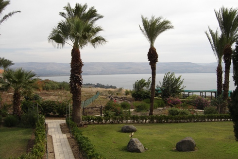 Mount of Beatitudes hill top church 