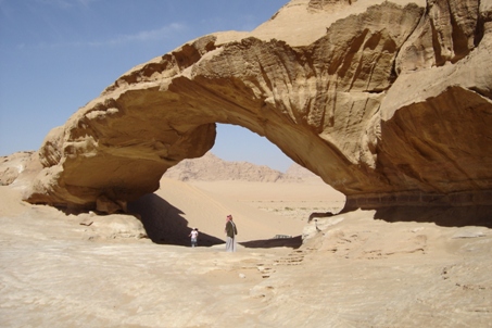 arch at wadi rum