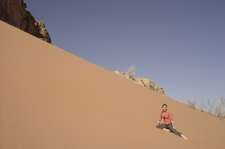 wadi rum sand