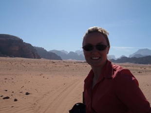 traveling in wadi rum