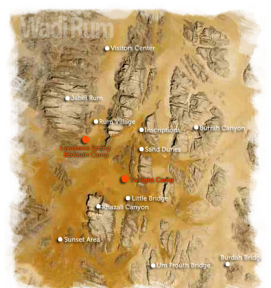 wadi rum map