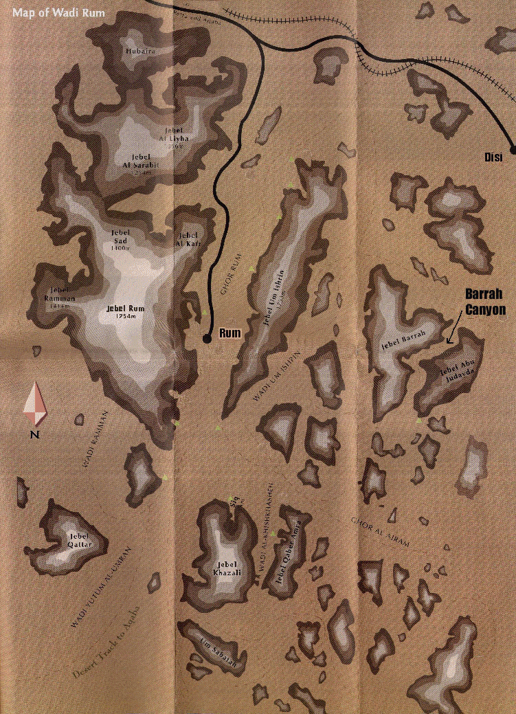 wadi rum map