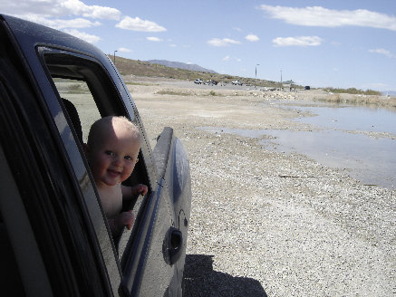 Kids in truck