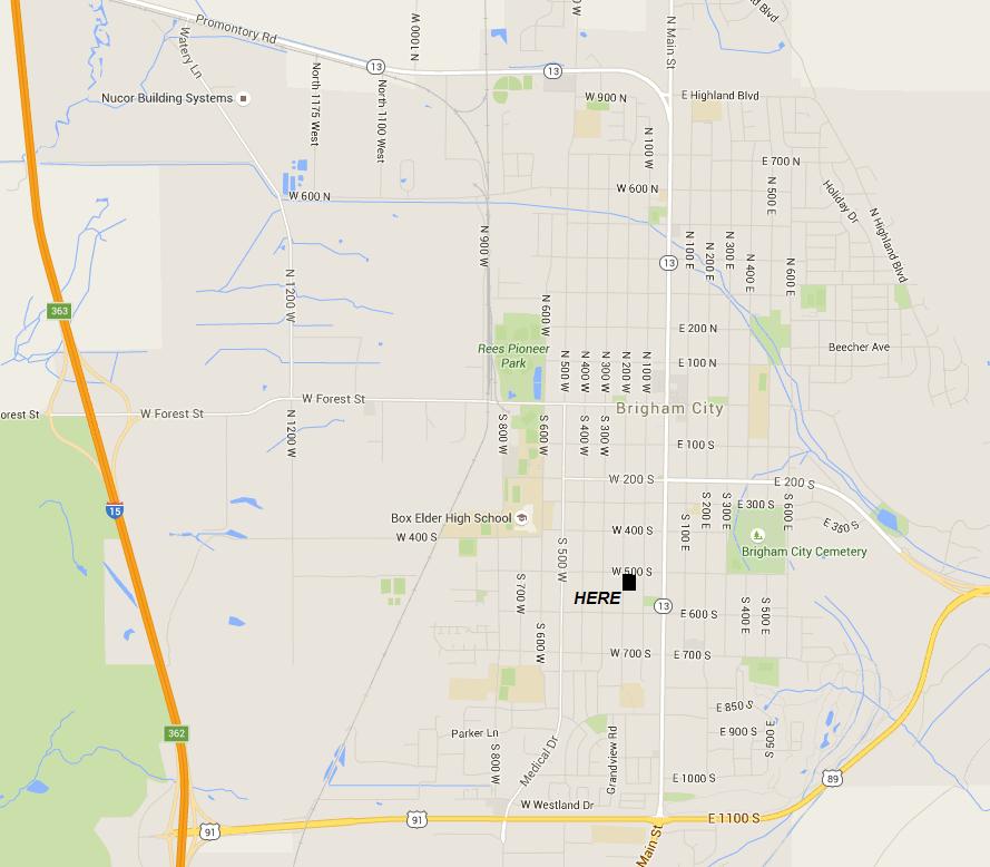 brigham city map