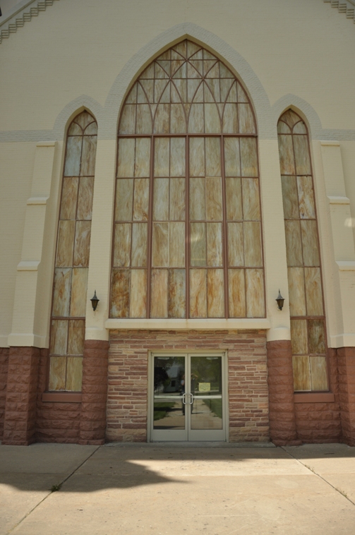 Wellsville Tabernacle windows