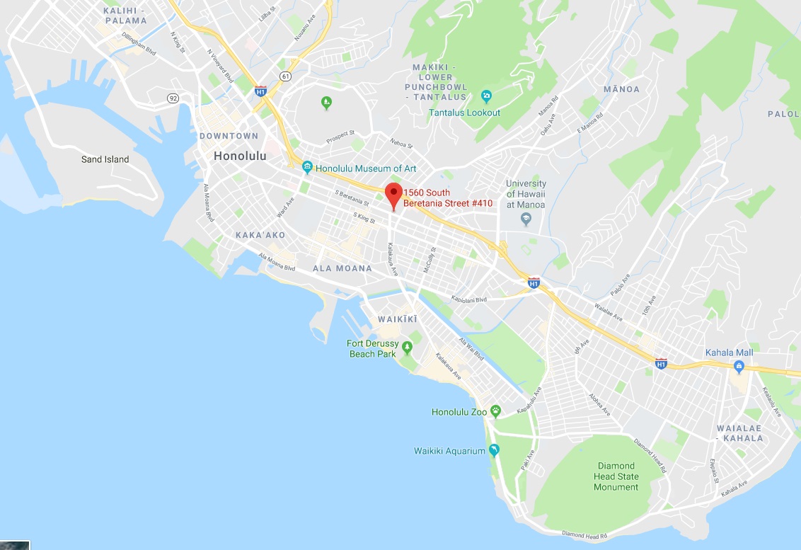 honolulu lds map