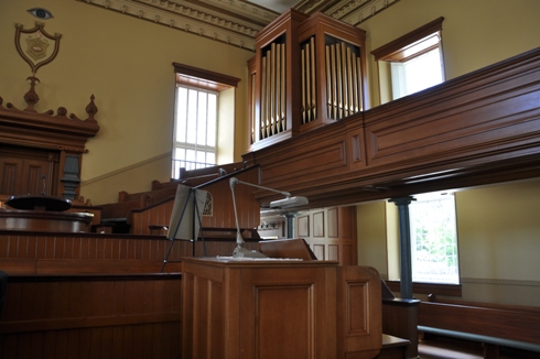 inside St. George Tabernacle