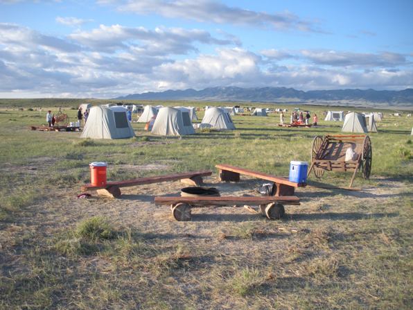 Camping at the Martins Cove area 