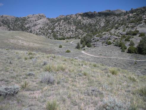 trail into Martin's Cove