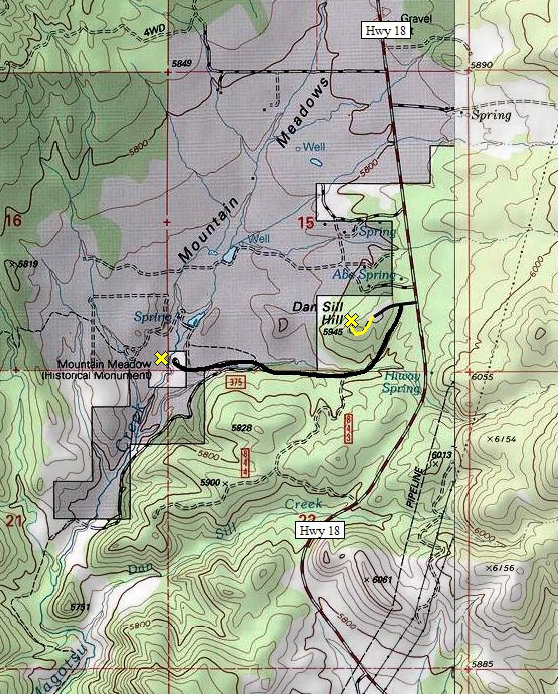 Mountain Meadows Map