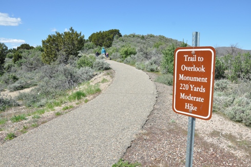 Mountain meadows monument trail