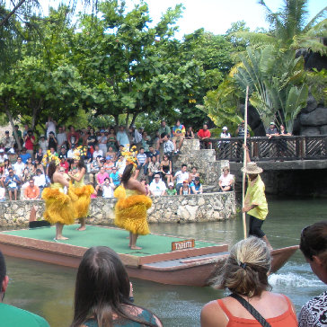 Parade at Polynesian cultural center