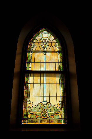 Provo Tabernacle window