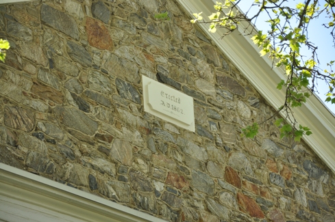 Stone work, farmington meeting house