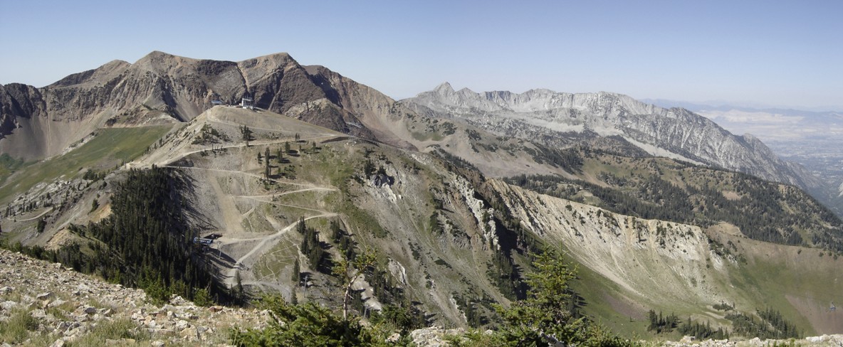 Mount Baldy to the west